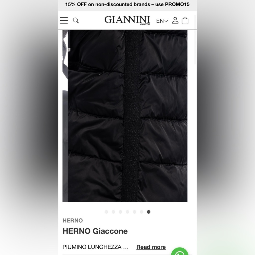 Herno Black Puffer Jacket - Picture 14 of 16